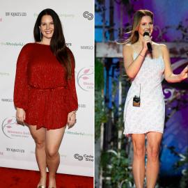 Lana Del Rey Flaunts Weight Loss After Working Out at Taylor Swift's Gym