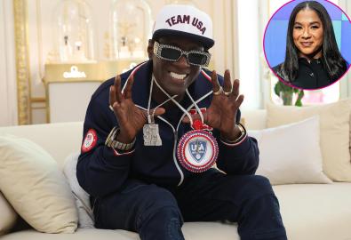 Flavor Flav Tells Jordan Chiles to 'Hit Me Up' for a Bronze Clock Necklace