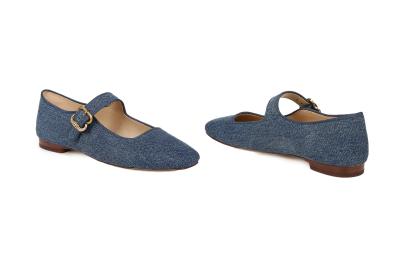 These Denim Sam Edelman Mary Jane Flats Are 46% Off Right Now