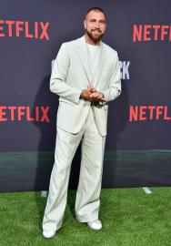 Travis Kelce Is Classy in Sleek Suit at the 2024 Kansas City Sports Awards