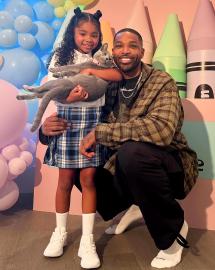 Tristan Thompson Celebrates ‘Twinny’ Daughter True Starting 1st Grade