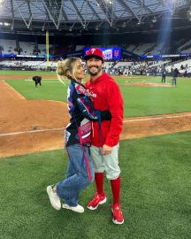 Phillies' Garrett Stubbs and Fiancee Evyn Murray's Relationship Timeline