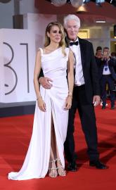 Richard Gere Bows Down to Wife Alejandra Silva on Red Carpet