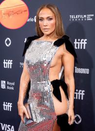 Jennifer Lopez Covers Up Bennifer Commitment Tattoo on Red Carpet