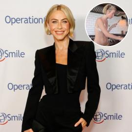 Julianne Hough Makes Fun of Trad Wives in Bikini-Clad Cooking Video