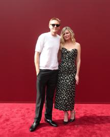 Kirsten Dunst and Brother Christian Pose For Rare Red Carpet Moment