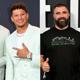 Patrick Mahomes Tells Jason Kelce to 'Go Crazy' During Wild Philly Dance