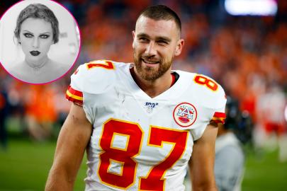 Swifties Think They Hear Travis Kelce Laugh in 'Fortnight' BTS Video
