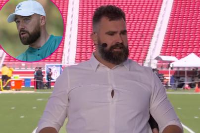 Travis Kelce Pokes Fun at Jason Kelce’s ESPN Shirt Choice