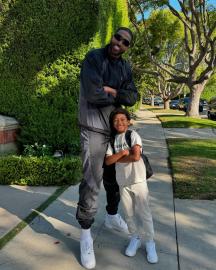 Tristan Thompson Strikes a Pose With 7-Year-Old Son Prince in Rare Photos