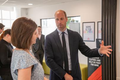 Prince William Supports Homelessness Charities During Solo Royal Trip