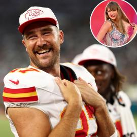 Travis Kelce Says He Has 'Fun' Being GF Taylor Swift's Arm Candy