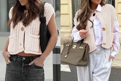 This Bestselling Crochet Vest Is a Fall Layering Staple