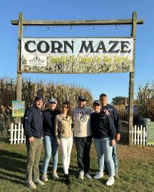 Bill Belichick, Girlfriend Jordan Hudson Embrace Fall Spirit at Corn Maze