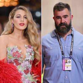 Blake Lively Reacts to Jason Kelce's ‘Sisterhood of Traveling Pants’ Review