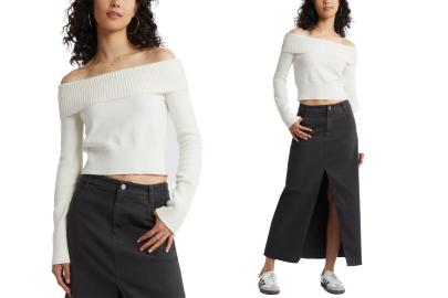 This Nordstrom-Bestselling Off the Shoulder Sweater Is 55% Off