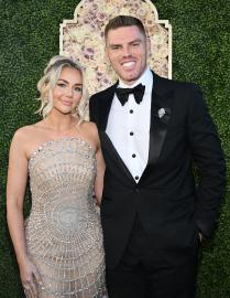 Dodgers Star Freddie Freeman's Wife Chelsea Starts 'World Series Fittings'