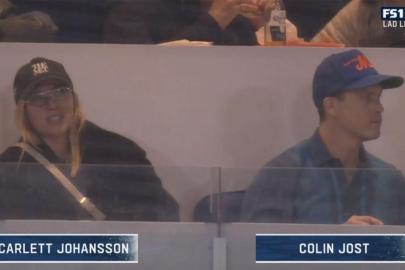 Scarlett Johansson Rocks 'The Met' Cap at Mets Baseball Game With Husband