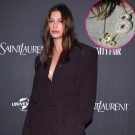 Hailey Bieber Shows Off New Diamond ‘JBB’ Necklace for Baby Jack Blues