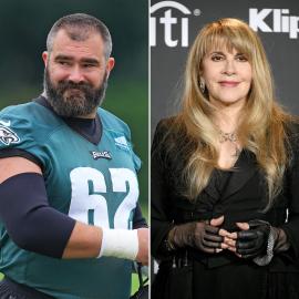 Jason Kelce and Stevie Nicks Tease Christmas Album ‘Crossover’