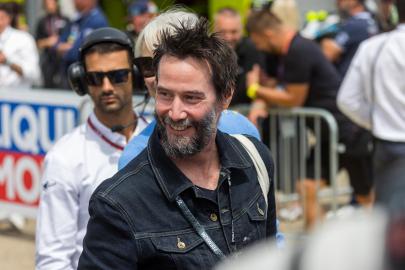 Keanu Reeves Spins Out on Indianapolis Speedway In Pro Auto Racing Debut