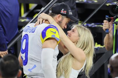 Kelly Stafford Says Matthew Stafford Will 'Sneak a Peek' at Cheerleaders