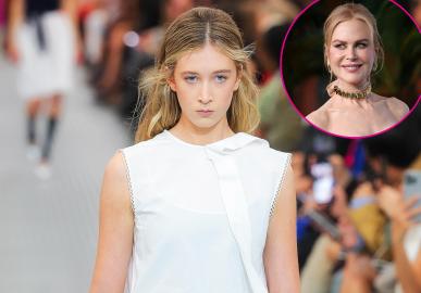 Nicole Kidman's 16-Year-Old Daughter Sunday Rose Makes Runway Debut