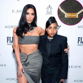 North West Gifts Kim Kardashian a Wild Diamond Necklace For Her Birthday
