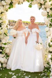 See Rebel Wilson, Ramona Agruma's Wedding Dresses from Sardinia Wedding