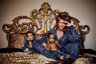 Rihanna Does Mommy-and-Me Holiday Style in Matching Family PJs