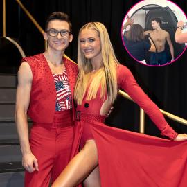 Stephen Nedoroscik Gets His 1st Spray Tan for 'DWTS' Disney Night