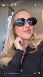 Pregnant Brittany Mahomes Delivers Coquette Vibes With Ribbon in Hair