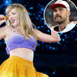 Taylor Swift Gives Sweet Shoutout to Travis by Miming Football Throw