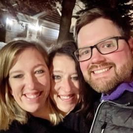 Conjoined Twins Abby and Brittany Hensel Beam in Rare Photo With Husband