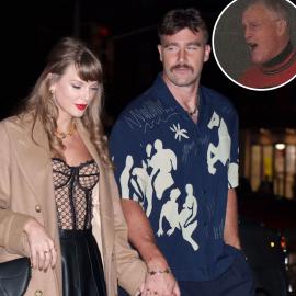 Taylor Swift's Dad 'Loves Travis for Her,' Fan Who Sat Next to Him Says