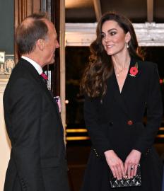 Kate Middleton Stuns in Black Dress at Festival of Remembrance After Chemo
