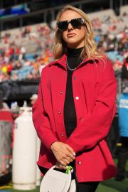 Brittany Mahomes' Chiefs vs. Raiders Outfit Features Her Own Merch