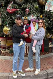 Ashlyn Harris and Girlfriend Sophia Bush Take Kids to Disneyland