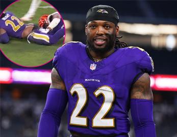 Baltimore Ravens’ Derrick Henry Gets Pantsed, Full Ass Shown on 'TNF' Game