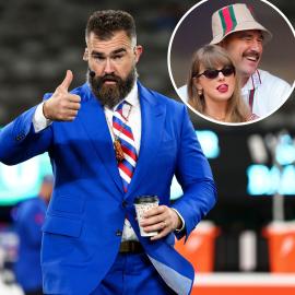 Jason Kelce Admits It’s ‘Tough’ to Shop for Travis Kelce, Taylor Swift
