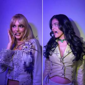 Kendall and Kylie Jenner Mic Up in Cutsey Lizzie McGuire Halloween Costumes