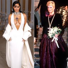 Kim Kardashian Wears Princess Diana’s Cross Necklace to LACMA Art+Film Gala