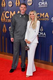 Dodgers’ Freddie Freeman and Wife Chelsea Hit the 2024 CMA Awards