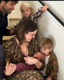 Mandy Moore Posts Sweet Family Pic With New Baby