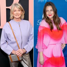 Martha Stewart Playfully Pushes Drew Barrymore Away During Interview