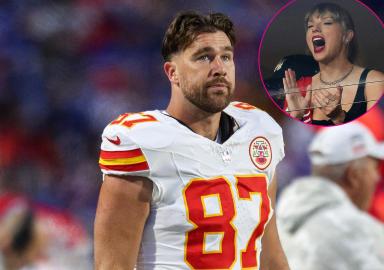 See Taylor Swift's Adorable Reaction to Travis Kelce's 1st Down