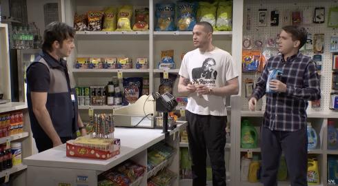 Watch Pete Davidson’s Surprise 'SNL' Return With Pal John Mulaney