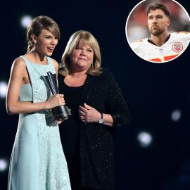 Taylor Swift's Mom Wears Chiefs and Eras-Inspired Outfit at Travis' Game