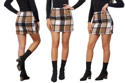 This Amazon-Bestselling Wool Mini Skirt Is 18% Off Now
