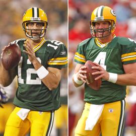 Aaron Rodgers Admits Rookie Season With Brett Favre Was 'A Little Icy'